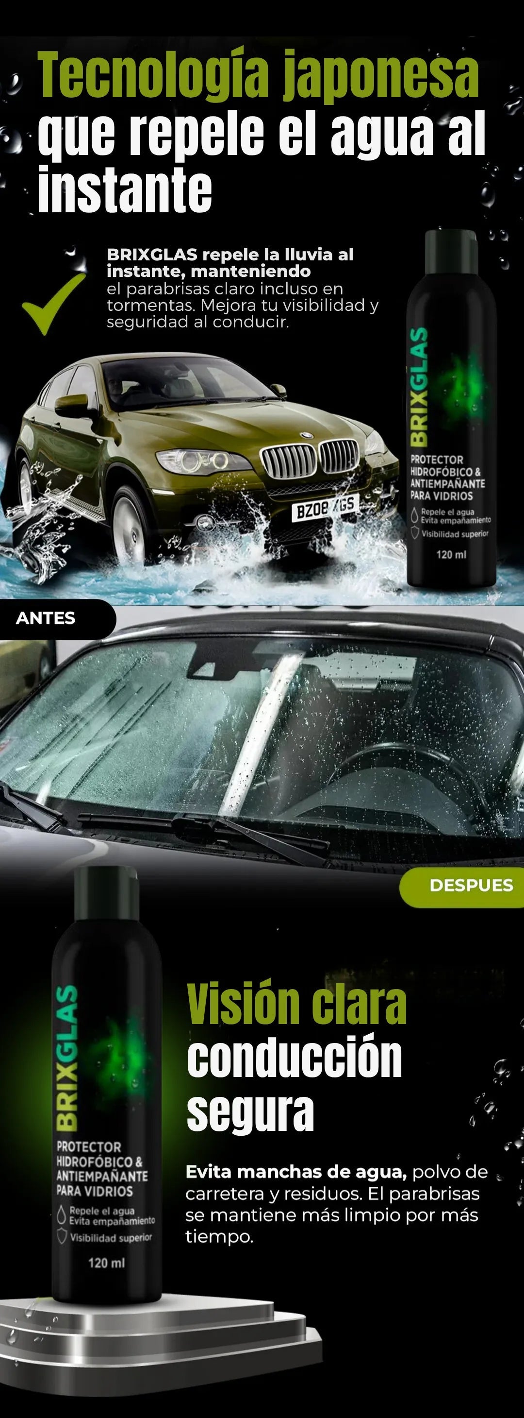 HIDROFOBICO CARROS